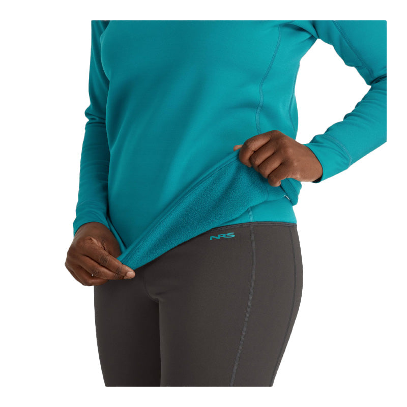 NRS Womens Expedition Weight LS Shirt - Glacier