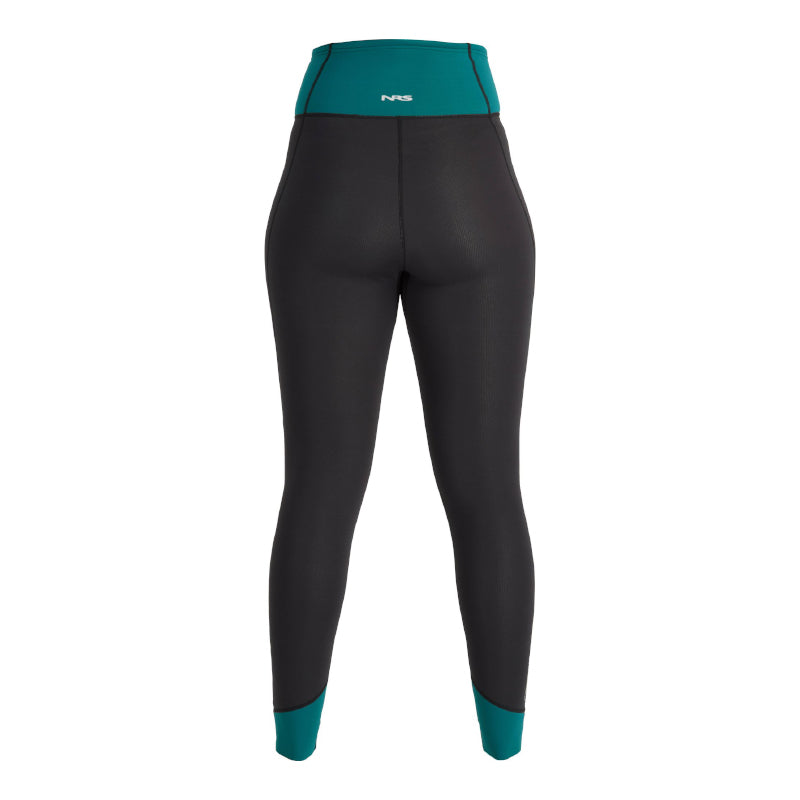NRS Women's HydroSkin 1.5 Pant - Black/Harbor