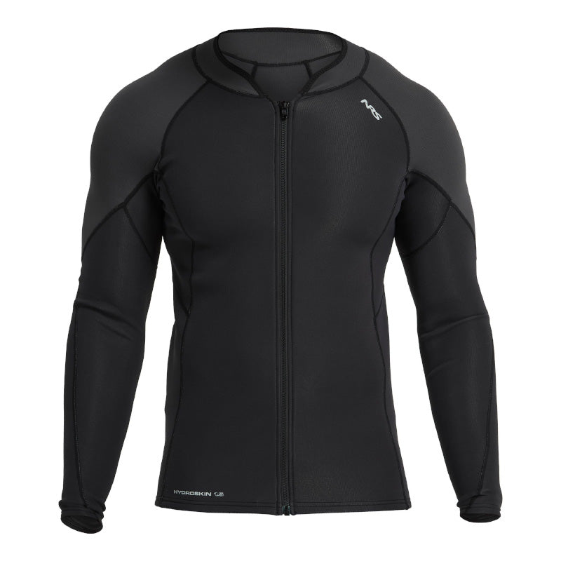 NRS Men's HydroSkin 1.5 Jacket - Black/Graphite