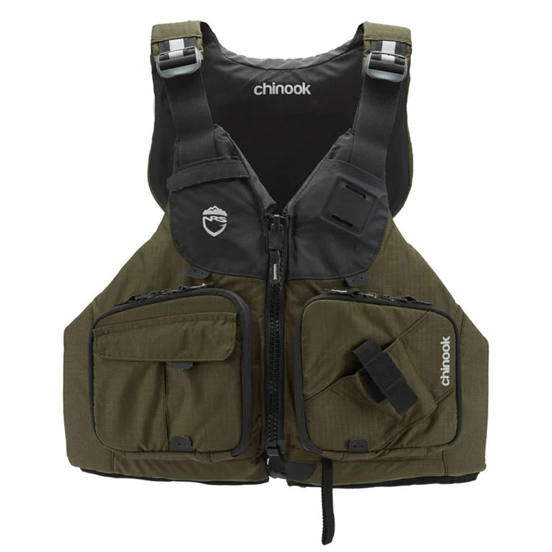 NRS Chinook Fishing PFD - Bark