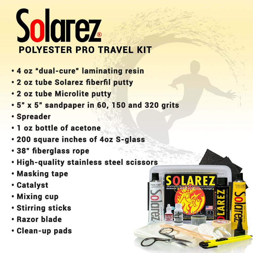 Solarez Polyester Pro Travel Kit