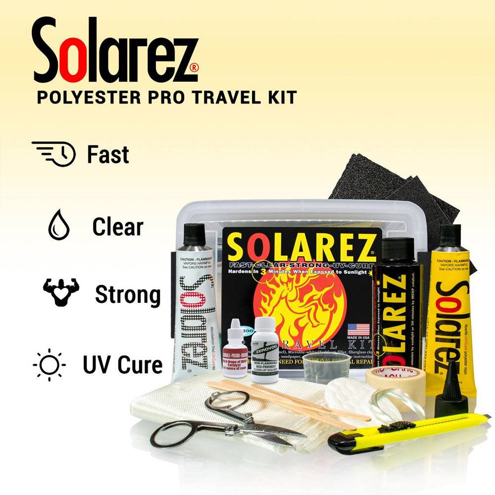 Solarez Polyester Pro Travel Kit
