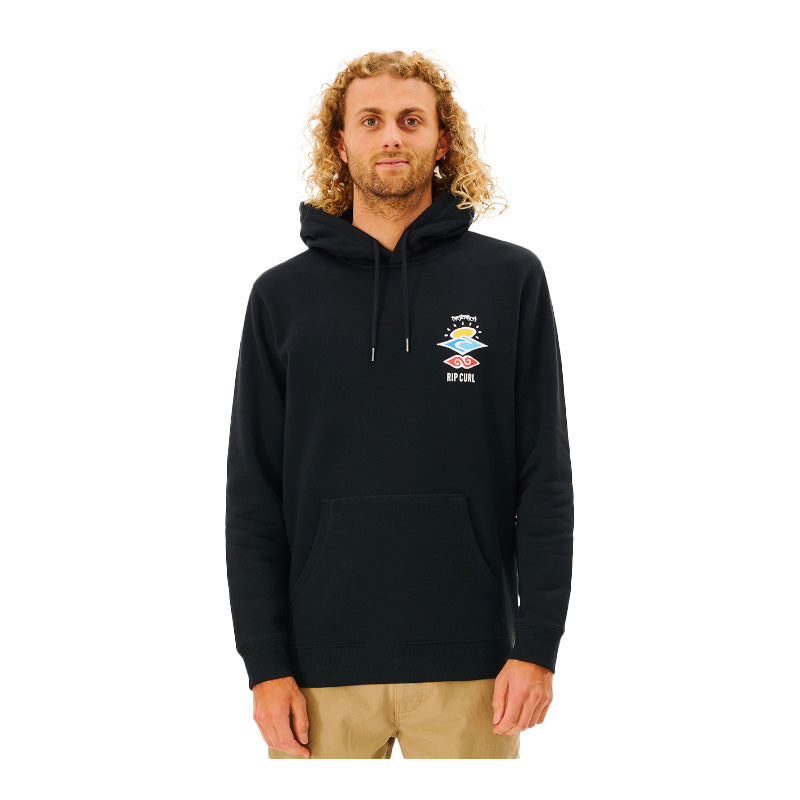 Ripcurl Search Icon Hood Fleece - Black