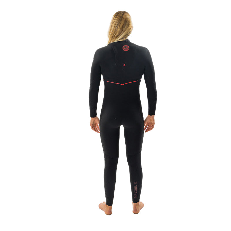 Ripcurl Women's Flashbomb Fusion 5/3 Zip Free Wetsuit (15HWFS) - Black
