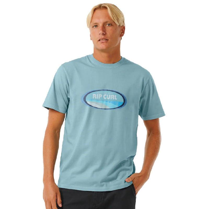 Ripcurl Surf Revival Mumma Short Sleeve Tee - Dusty Blue