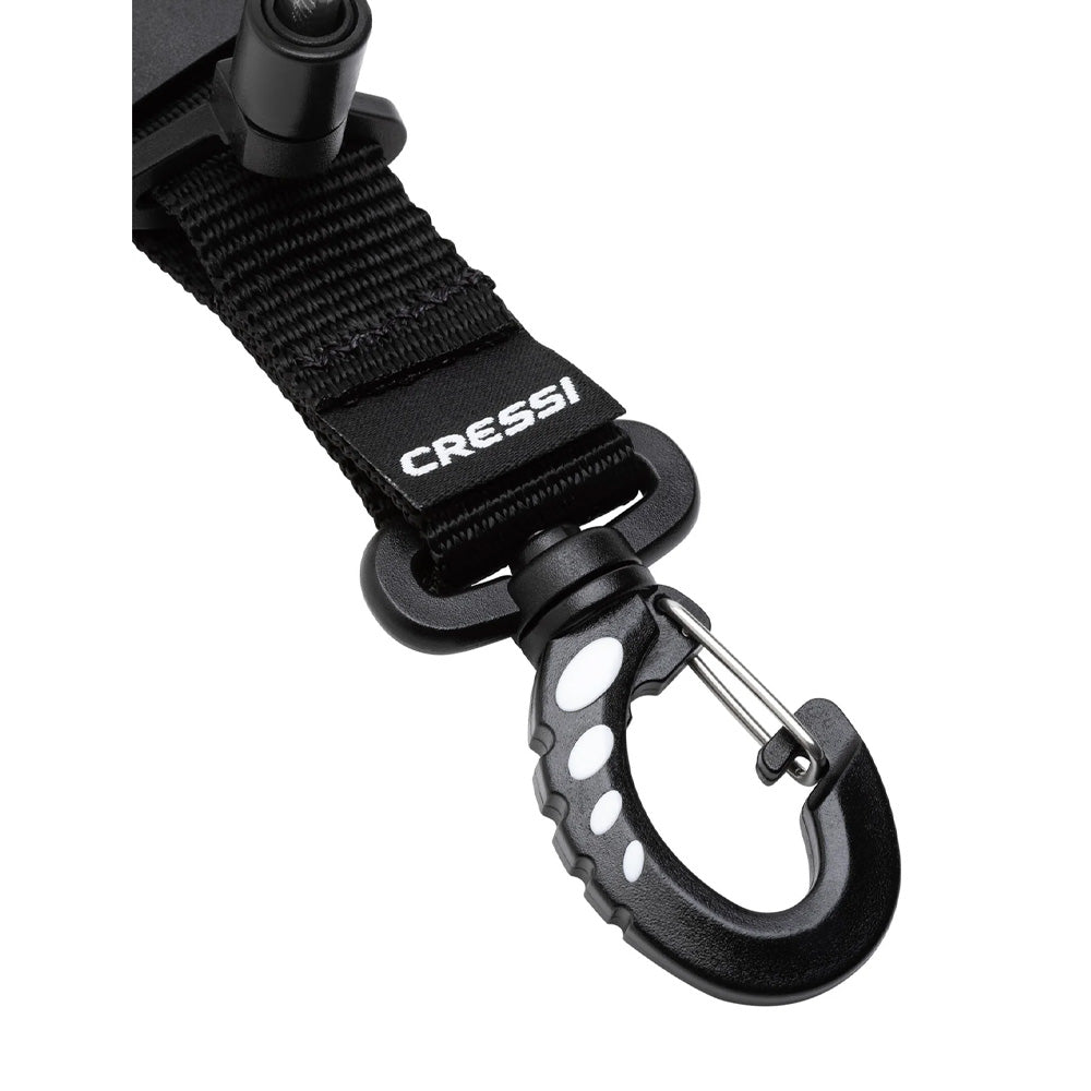 Cressi Spiral Lanyard With Clip Snap