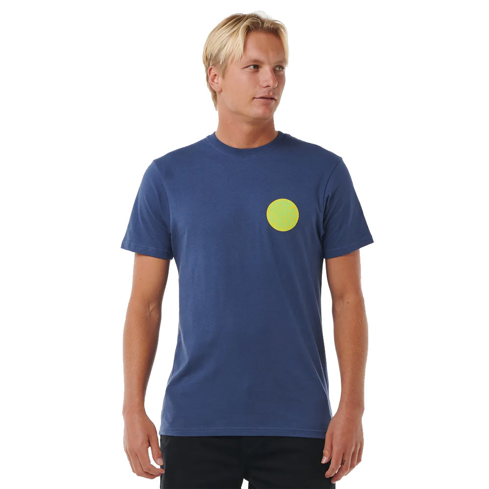 Ripcurl Wettie Passage Icon Tee - Washed Navy