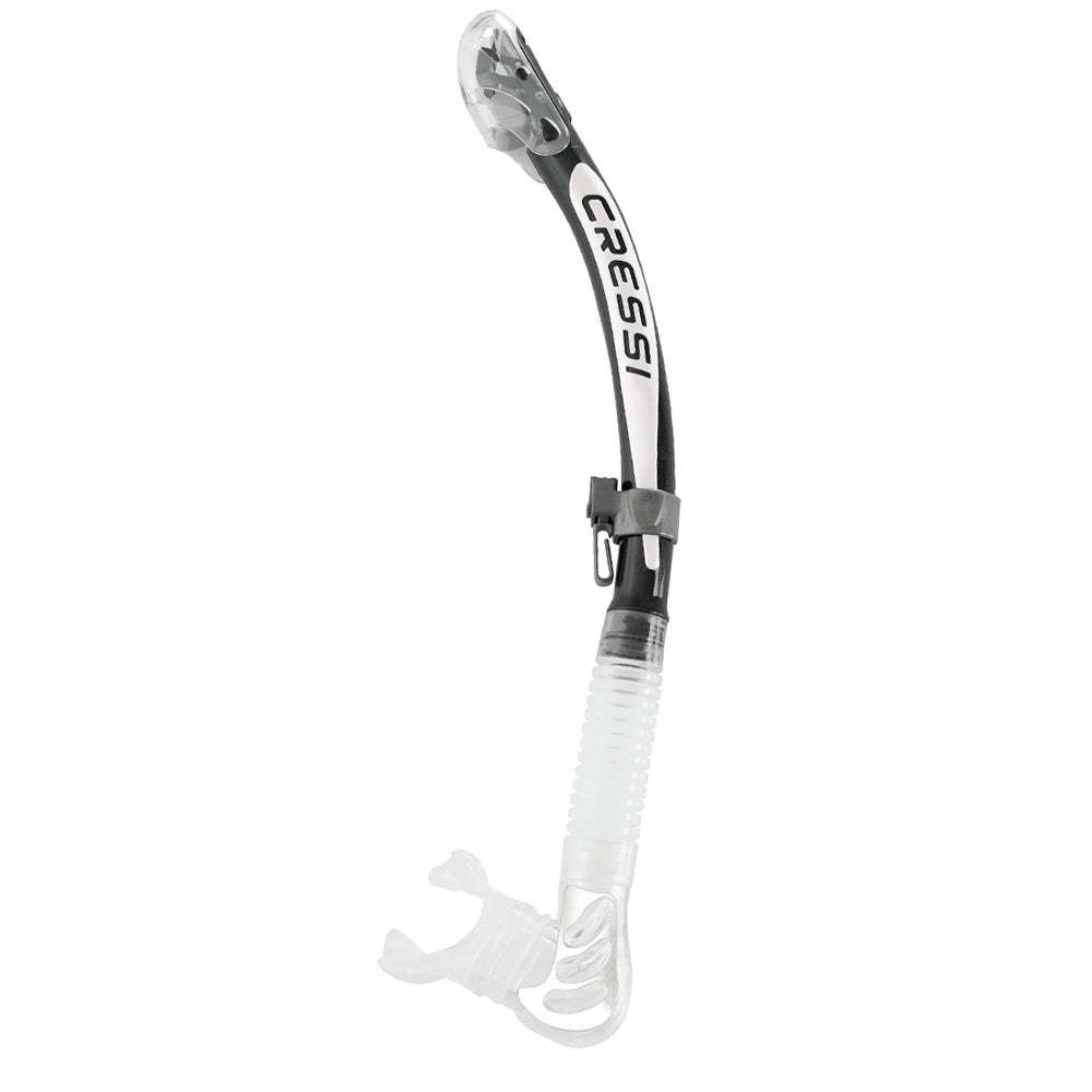 Cressi Alpha Ultra Dry Snorkel - Black / Yellow