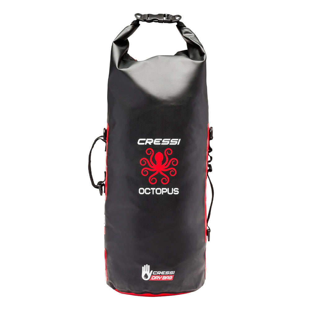 Cressi Octopus Dry Backpack - Black / Red