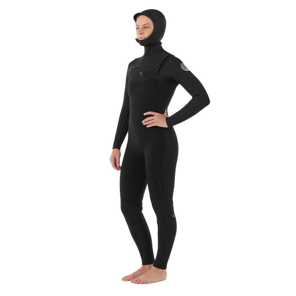 Ripcurl Dawn Patrol 6/4 Chest Zip Wetsuit Hooded Womens