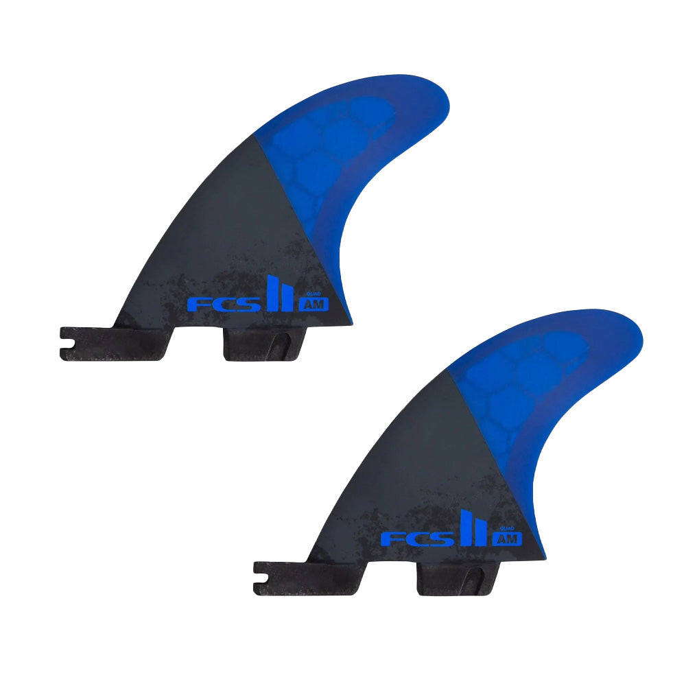 FCS II AM PC Medium Cobalt Quad Rear Retail Fins