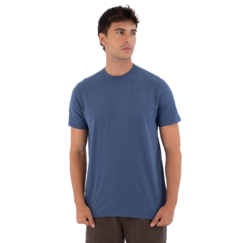 Hurley Low Tide Short Sleeve Tee Mens - Grey Teal
