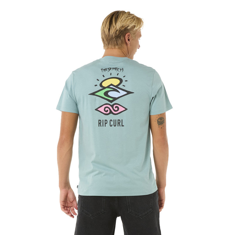 Ripcurl Search Icon Tee - Blue Lagoon