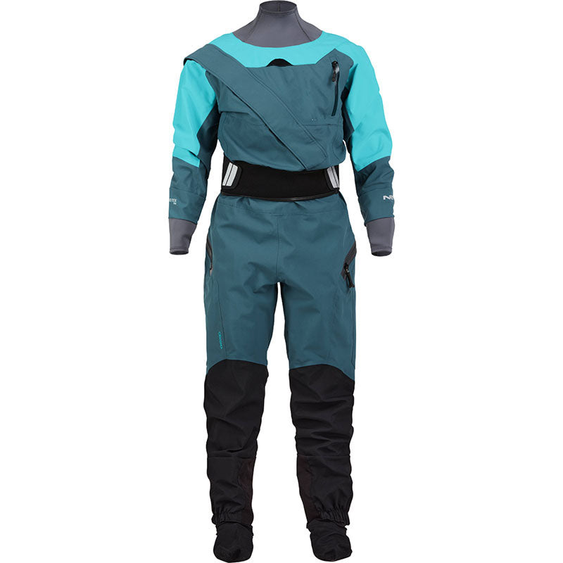 NRS Women's Axiom GORE-TEX Pro Drysuit - Mediterranea / Aqua