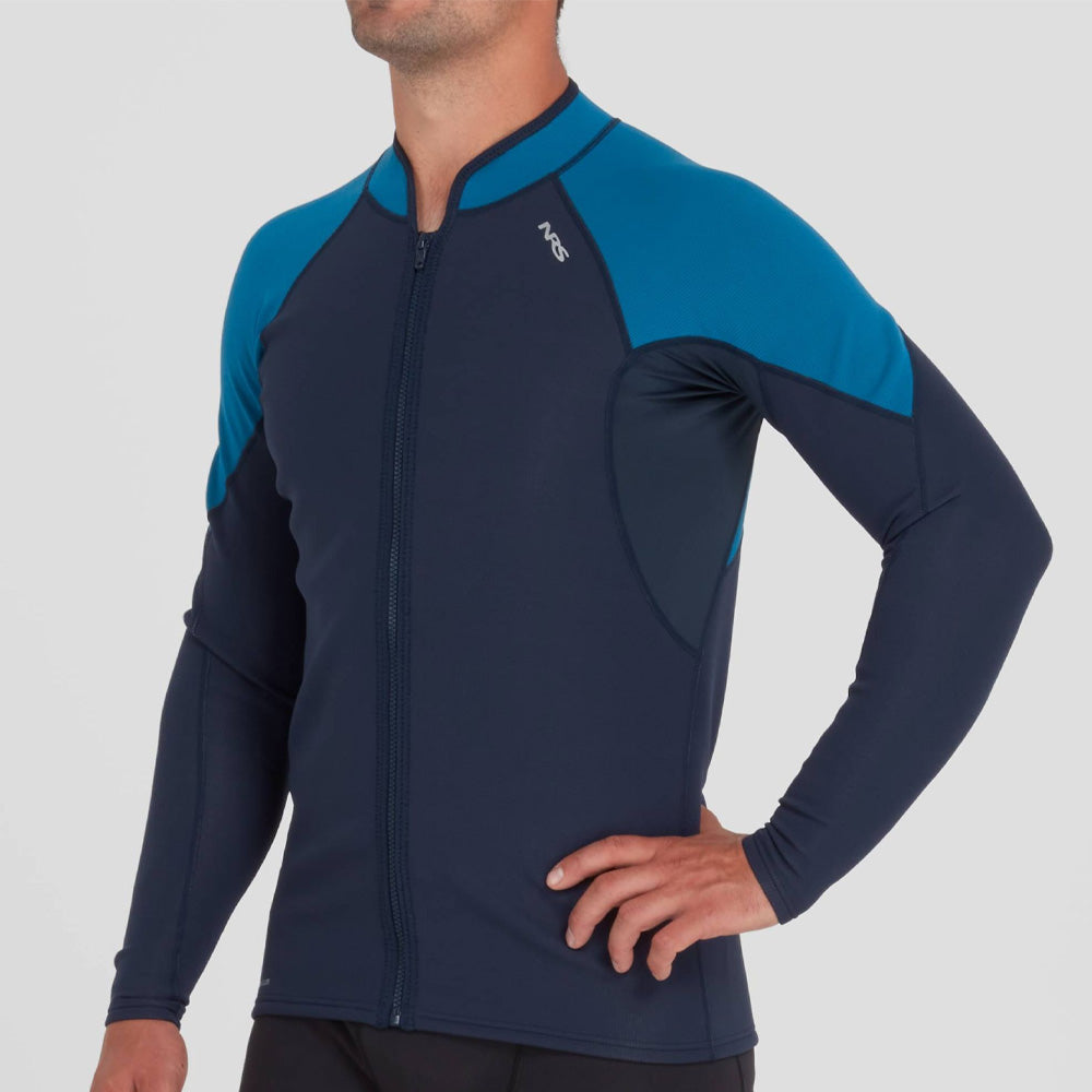 NRS Hydroskin 0.5 Jacket Mens - Navy/Mykonos