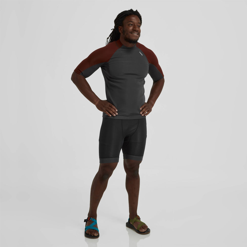 NRS Hydroskin Shorts Mens - Black/Graphite