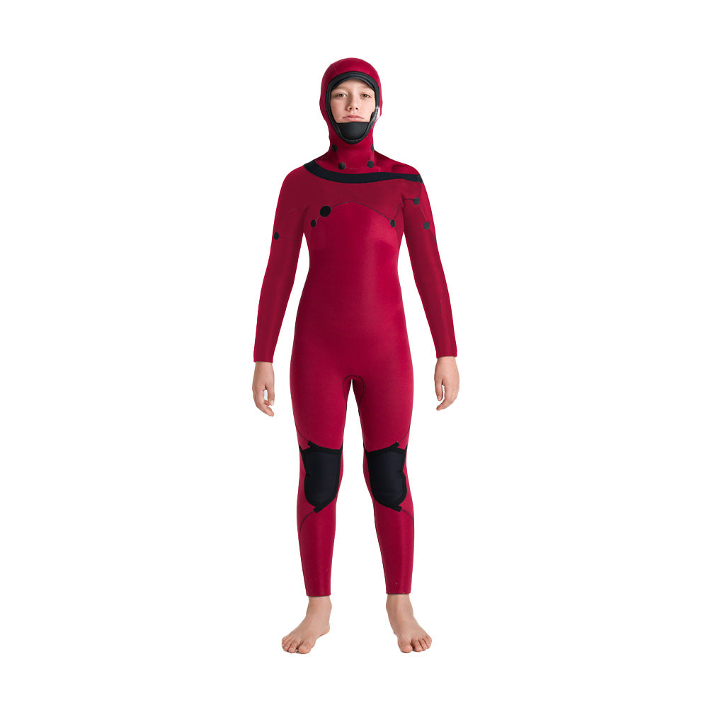 C-Skins Nuwave Session 5/4mm GBS CZ Hooded Wetsuit Junior