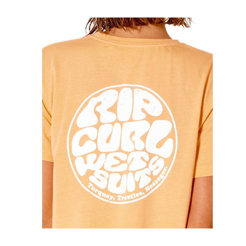 Ripcurl Wettie Icon II Tee - Coral