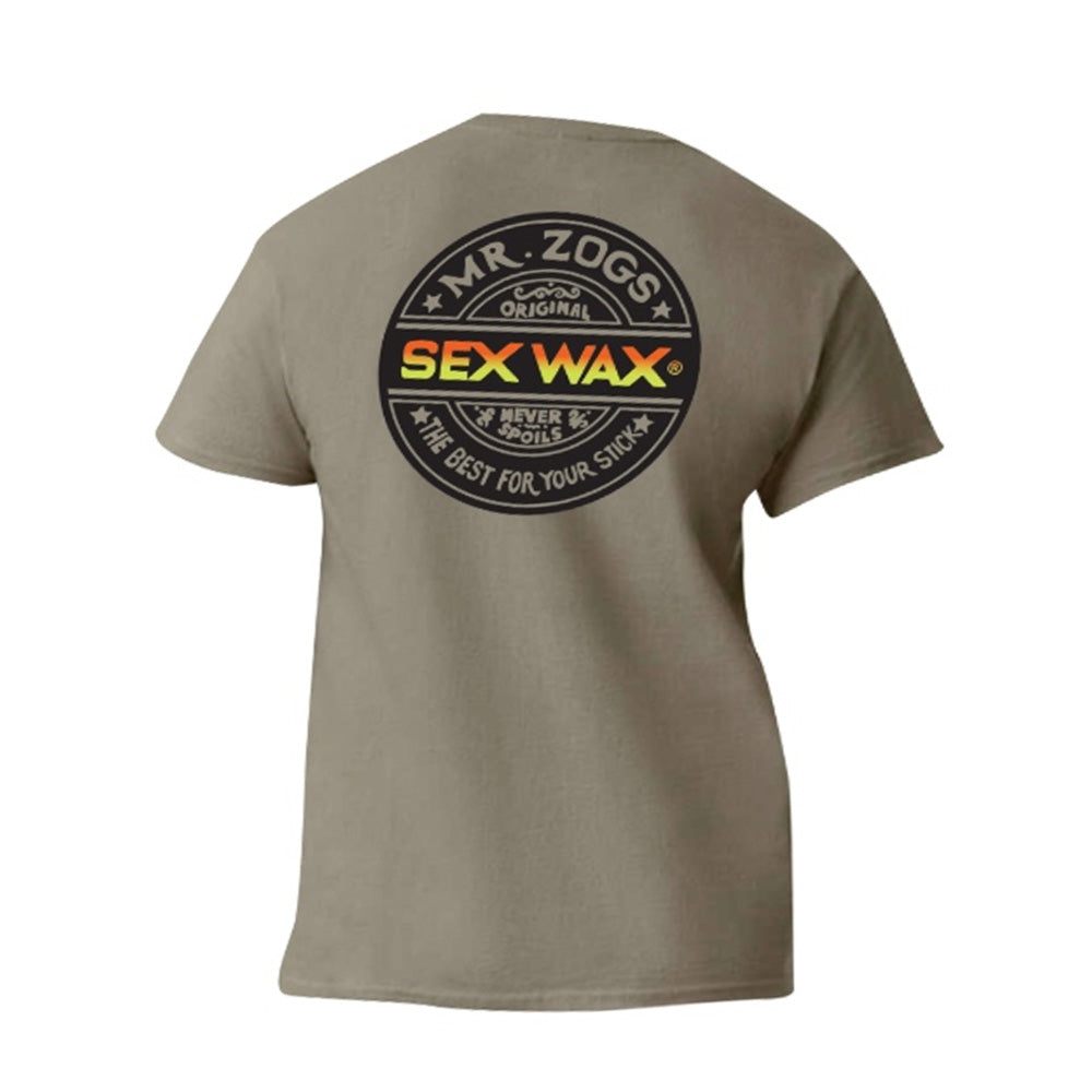 Sex Wax Tee Word Fade Orange