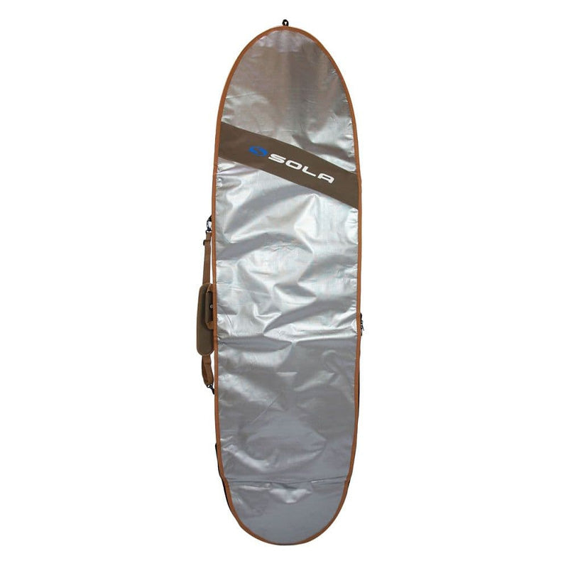 Sola 8'0 Mini Mal 6mm Board Bag - Silver/Khaki