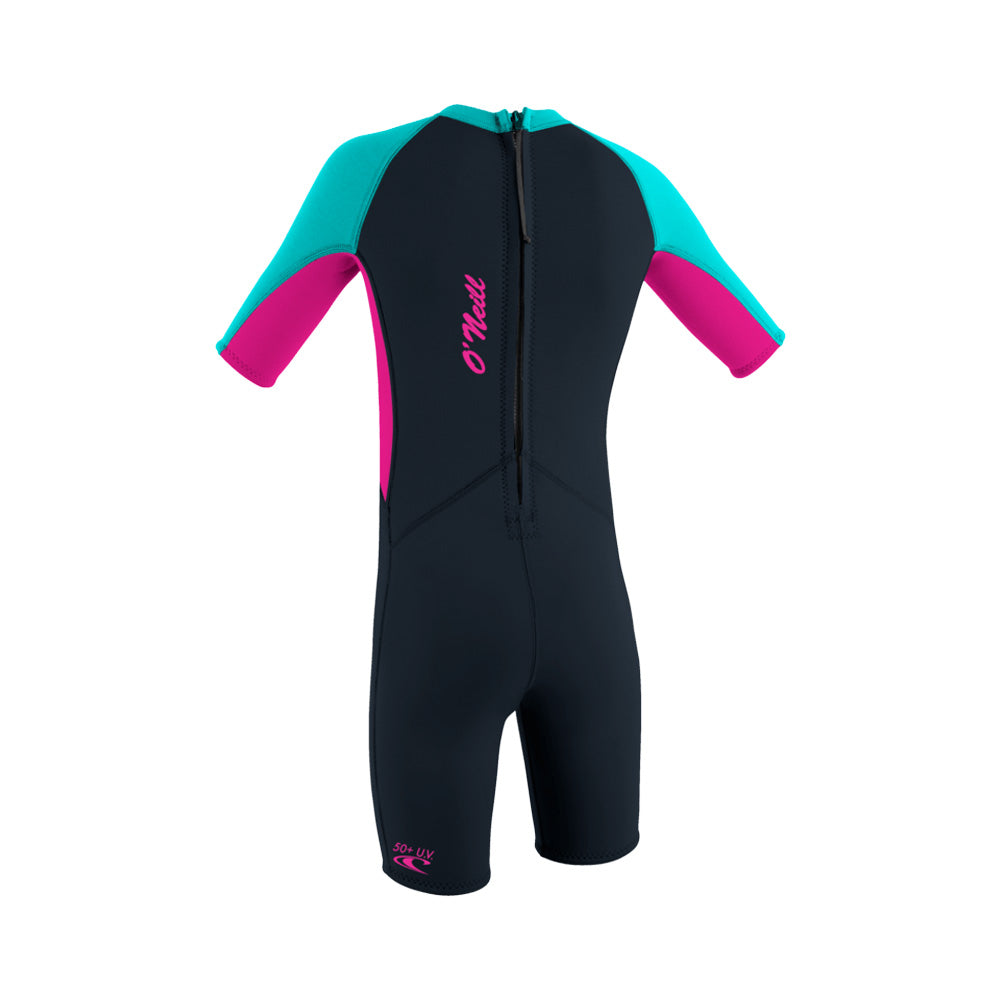 O'Neill Toddler Reactor-2 2mm Back Zip S/S Spring Girls