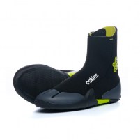 C-Skins Legend 5mm Junior Zipped Boots - Black/Flash Green/Charcoal