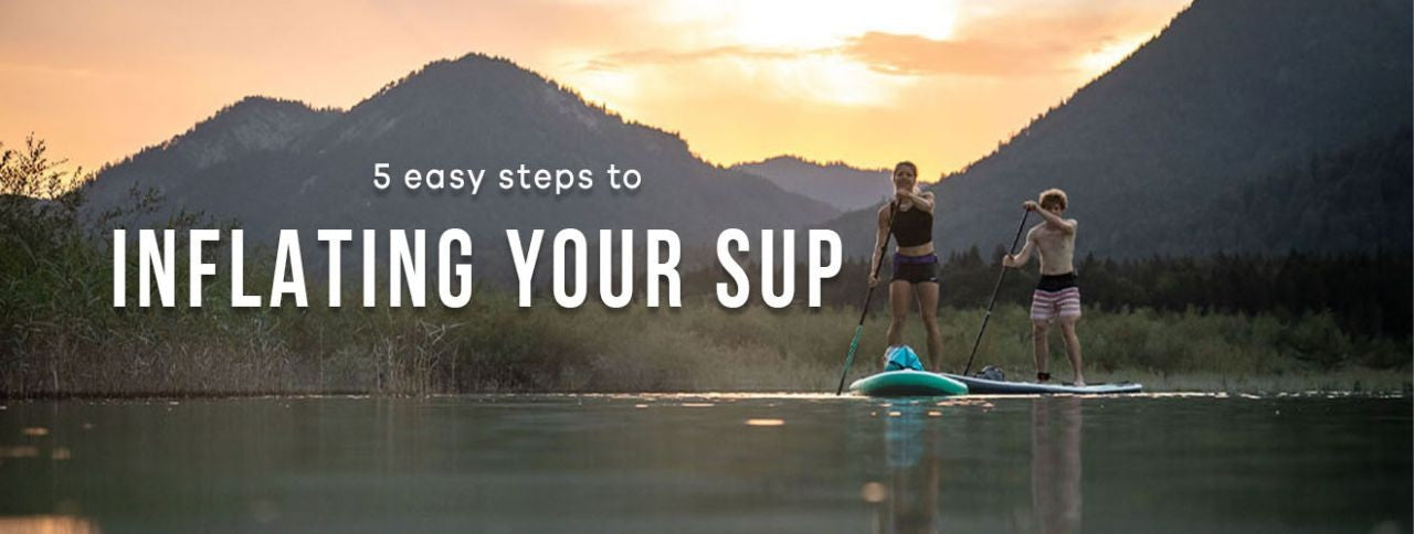 5 steps to inflate your SUP board
