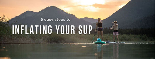 5 steps to inflate your SUP board