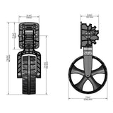 C-Tug Dinghy Wheels (Pair)