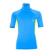 Alder Cruz Mens SS Rash Vest - Blue