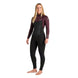 C-Skins NuWave Surflite 5:4 Womens BZ Steamer - Black / Rust / Yellow