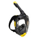 Cressi Bali Full Face Mask - Black / Yellow