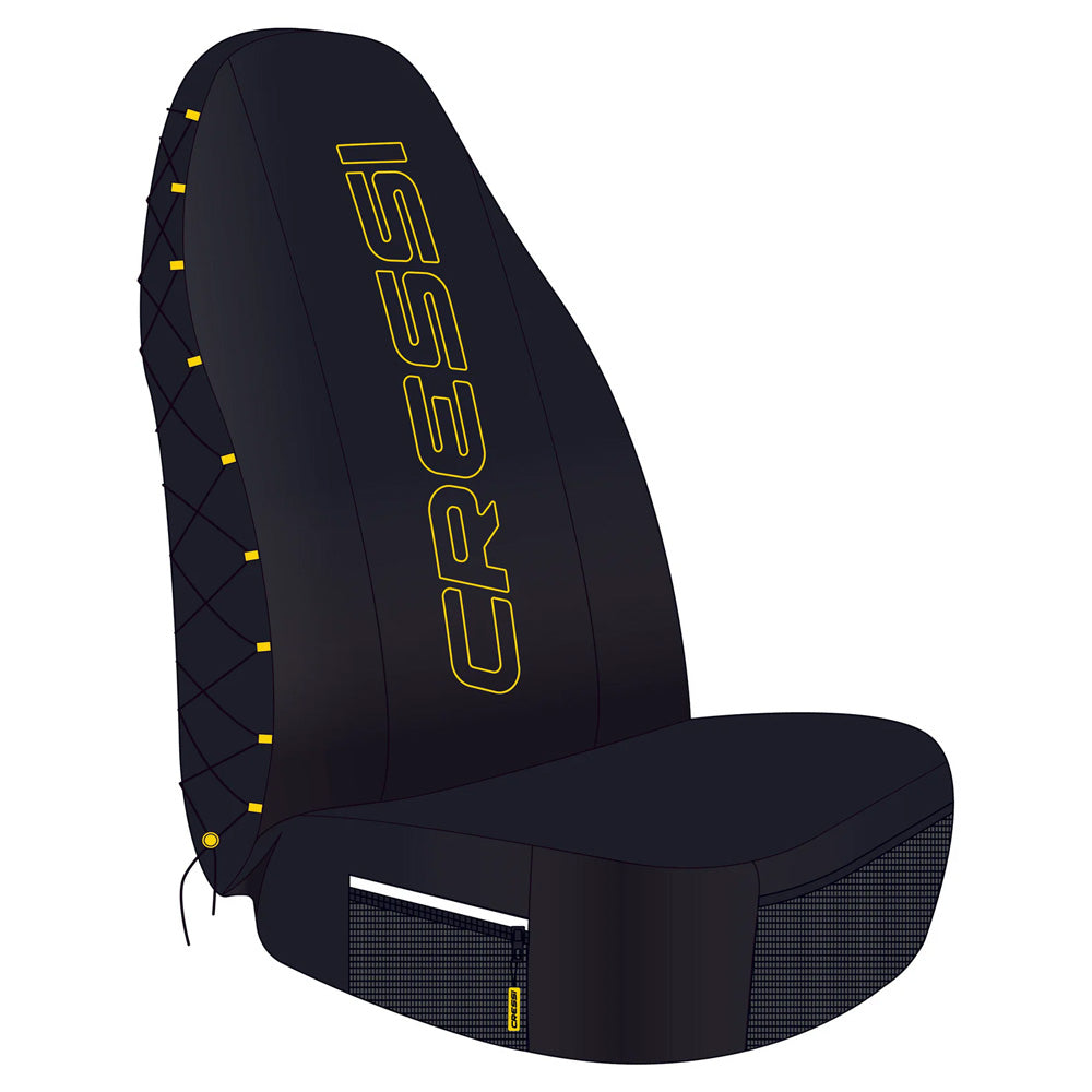 Cressi Car Seat Cover - Black / Yellow