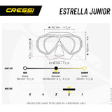 Cressi Estrella Junior and Top Snorkel Combo