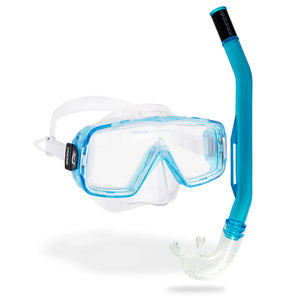 Cressi Sirena and Island 2.0 Combo - Clear / Aquamarine