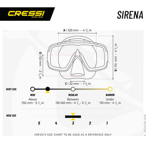 Cressi Sirena and Island 2.0 Combo