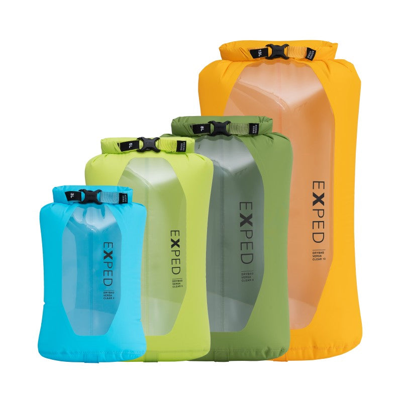 Exped Drybag Versa Clear (3 - 13L) Set