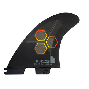 FCS II CI Upright Tri Fin Set - Black