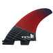 FCS II Matt Biolos Tri Fin Set - Red
