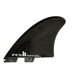 FCS II Modern Keel Twin Fins - Black
