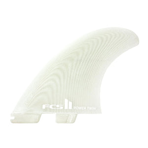 FCS II Power Twin Fins - Clear