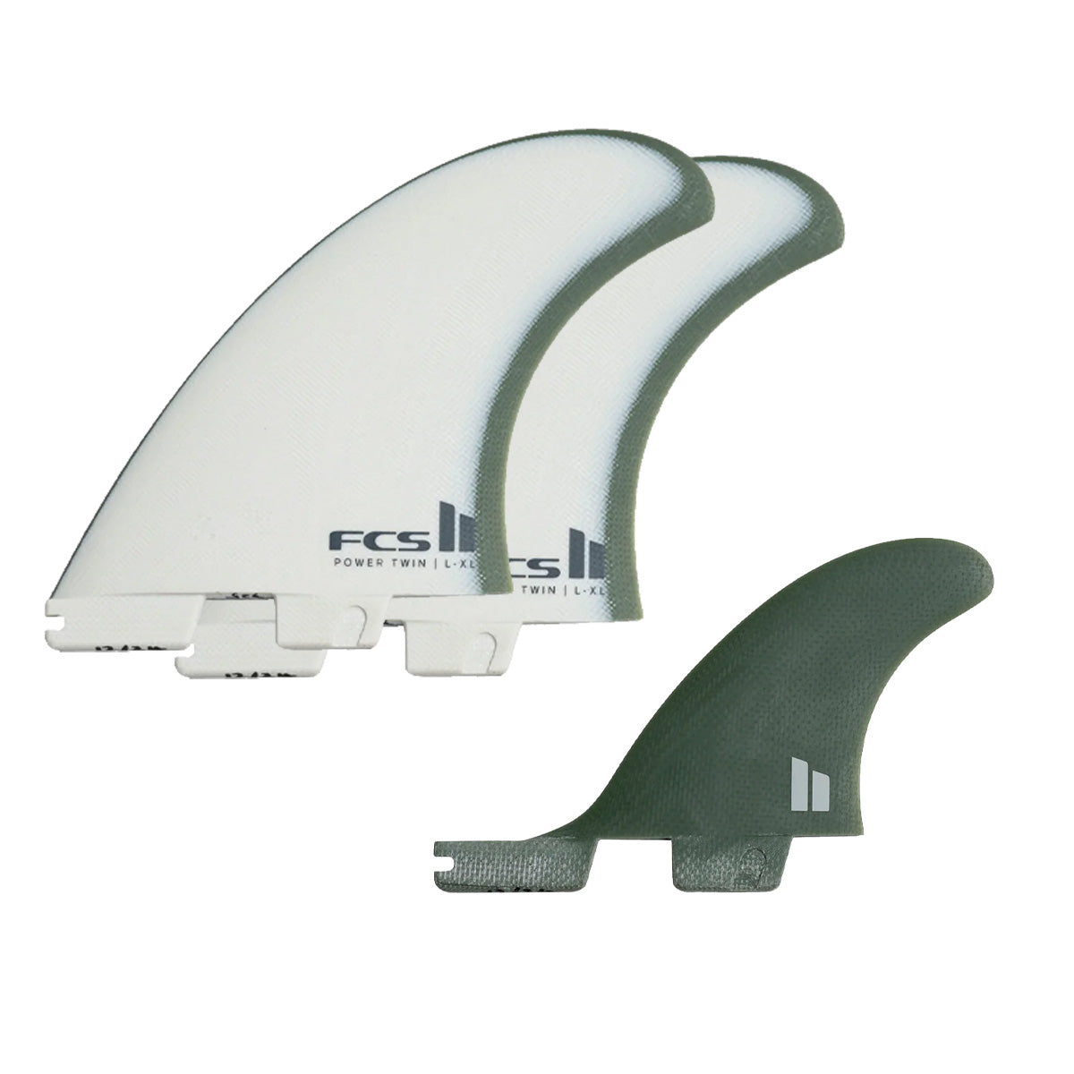 FCS II Power Twin + Stabiliser Fins