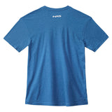 NRS Born On The River T-Shirt Mens - Cool Heather Blue