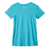 NRS Women's Born On The River T-Shirt - Bondi Blue