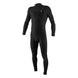 O'Neill Hyperfreak 5/4+ Chest Zip Full - Black/Black