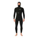Ripcurl E Bomb 5/4 Hooded Zip Free Wetsuit - Black