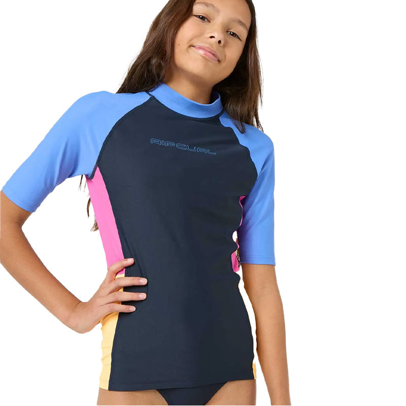 Ripcurl Block Party SS Rash Vest Girls