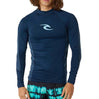 Ripcurl Waves UPF Perf Long Sleeve Rash Vest - Dark Navy