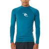 Ripcurl Waves UPF Perf Long Sleeve Rash Vest - Deep Ocean