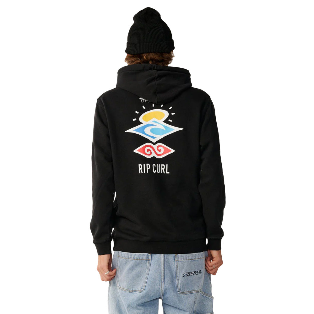 Ripcurl Search Icon Hood Fleece - Black